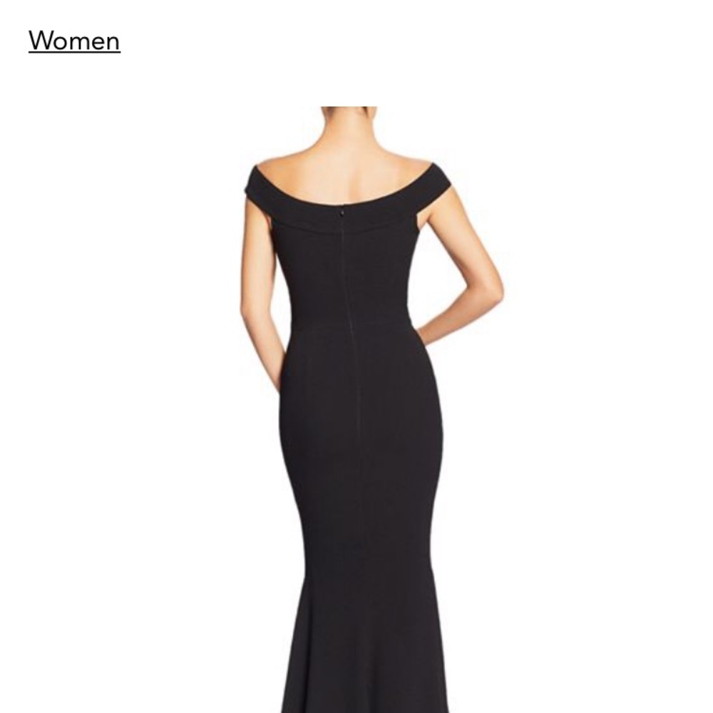 Dress the Population black off the shoulder dress